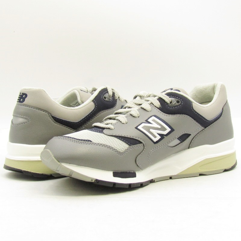 未使用 New Balance ニューバランス 26cm CM1600LG 人工皮革 2021年製 ENCAP ABZORB ランニングシューズ GRAY 22000729_画像2