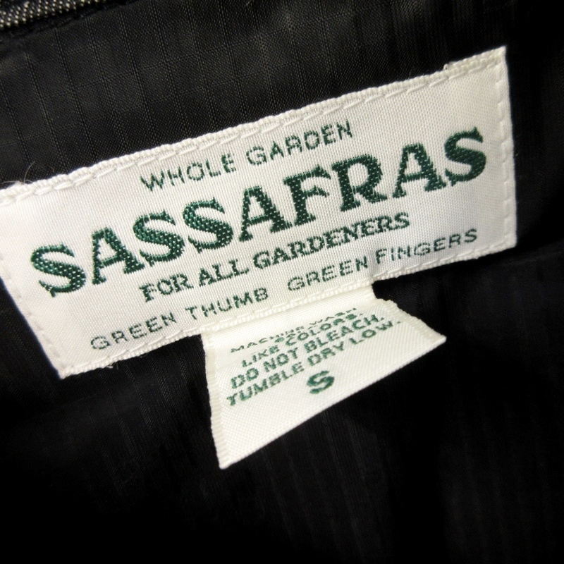 未使用 SASSAFRAS ササフラス ホイール バロー ジャケット SF-231984 WHEEL BARROW JACKET 6.5oz ブラック 黒 S タグ付き 20018613_画像6