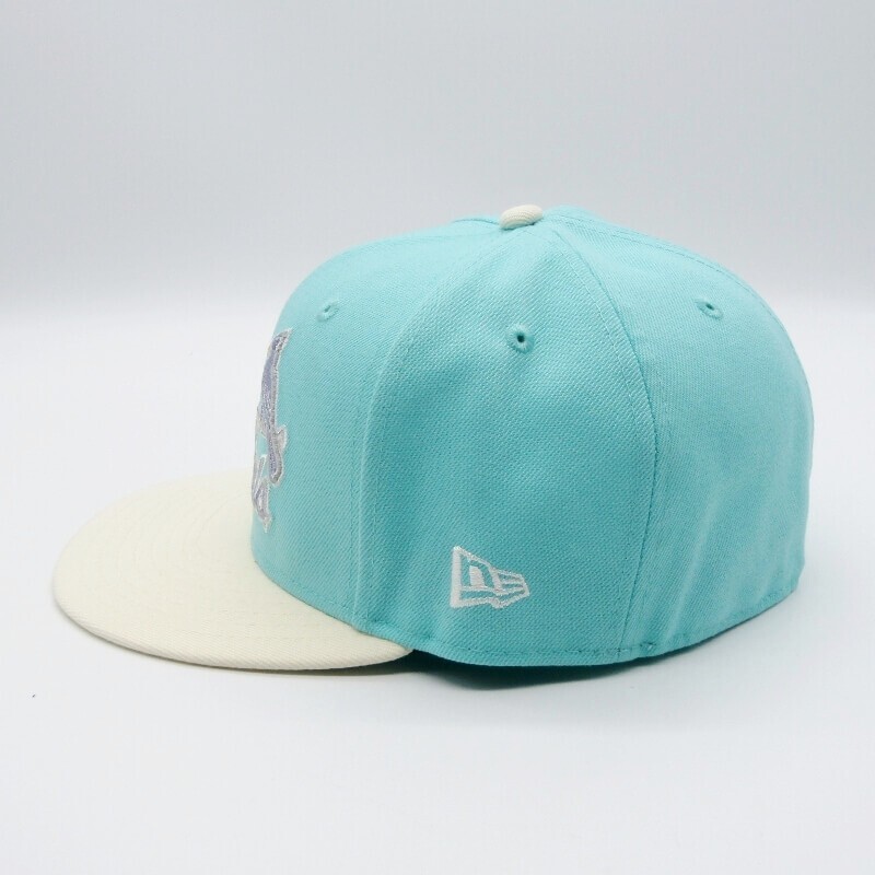 美品 New Era ニューエラ ベースボールキャップ 59FIFTY St.Louis Cardinals BUSCH STADIUM BLUE TINT/CHROME 7.5 28007691_画像3