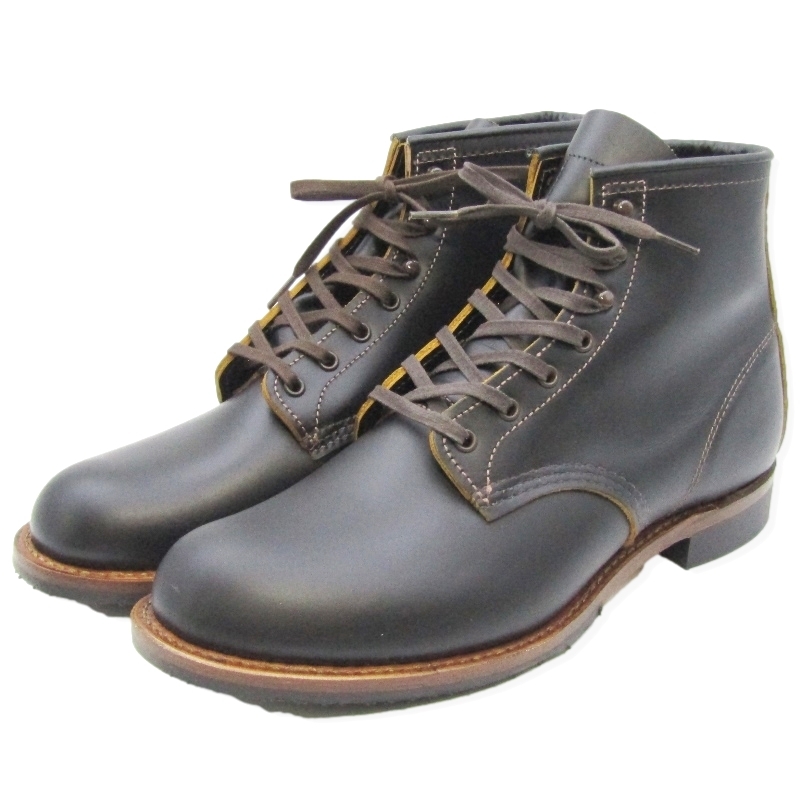 未使用 REDWING レッドウィング US9.5D 27.5cm ベックマン 9060 フラットボックス ラウンドトゥ ブラック クロンダイク 35003187_画像1