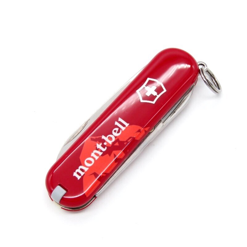 未使用 victorinox × mont-bell ビクトリノックス モンベル クラシックSD マルチツール ブレード はさみ 爪やすり レッド 28007666_画像1