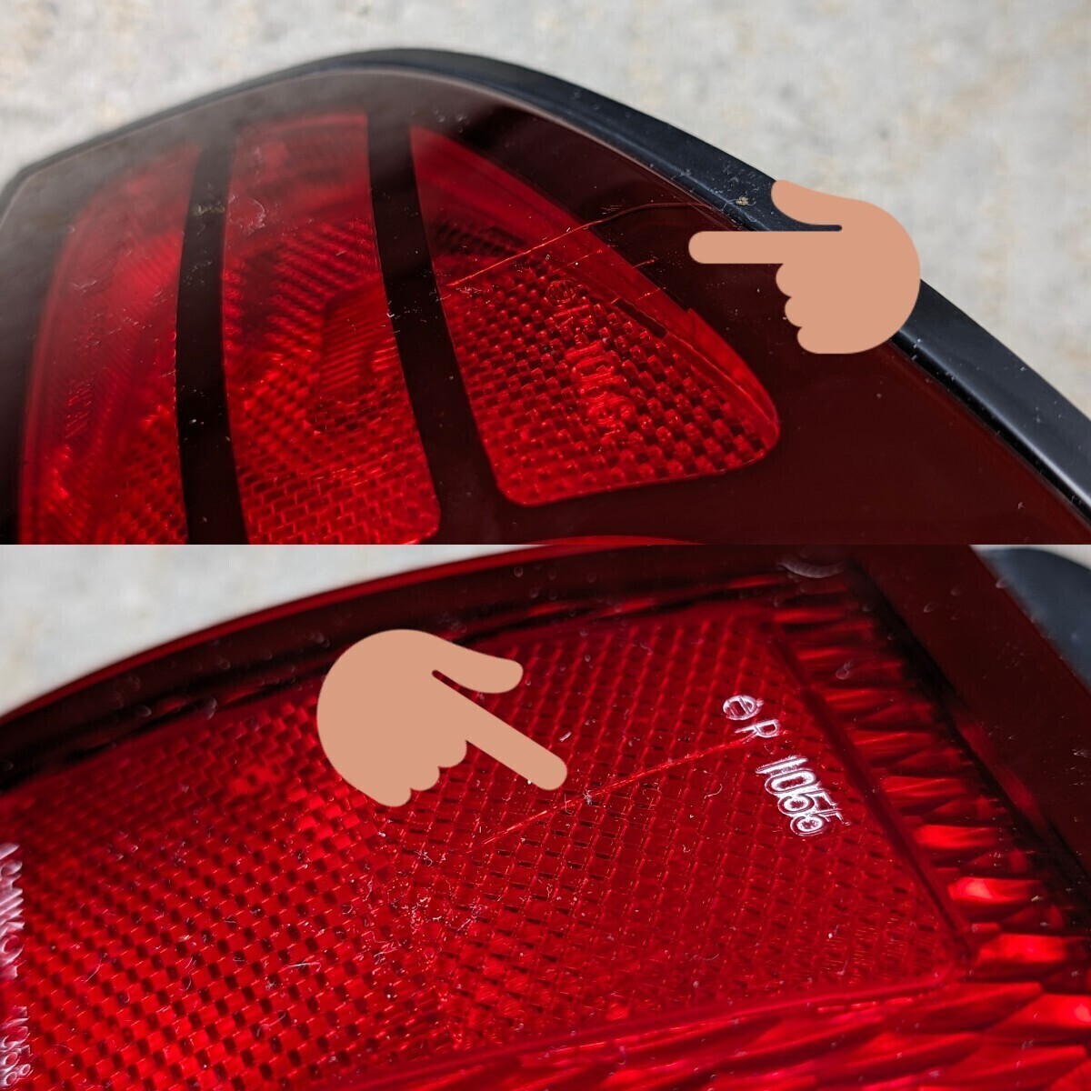  Nissan S14 Silvia оригинальный задние фонари L/R лампочка-индикатор не проверка предыдущий период Q\'s SR20 трещина повреждение есть утиль 