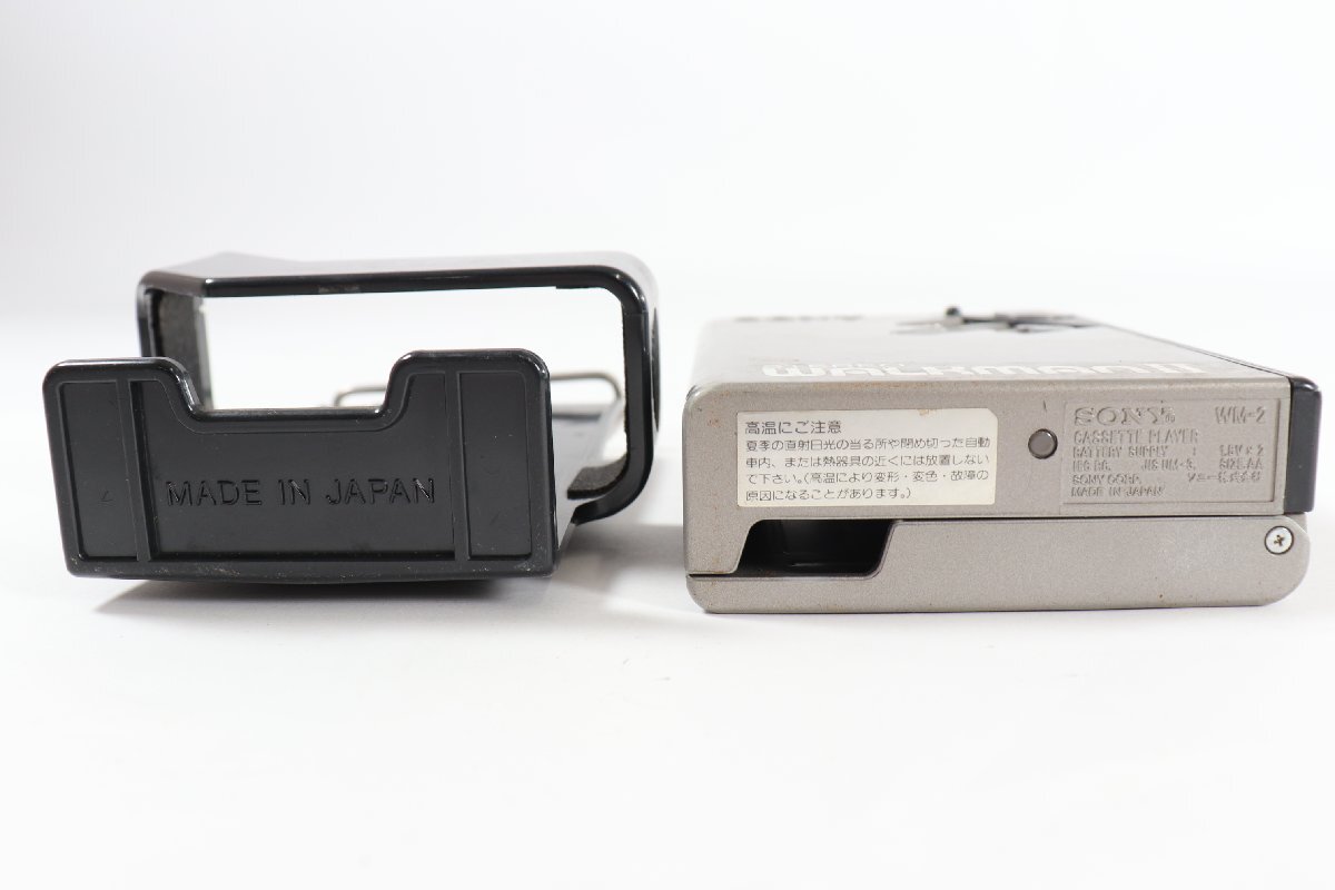SONY Sony WALKMANⅡ Walkman CASSETTE PLAYER WM-2 stereo cassette player silver audio equipment 2339-MS