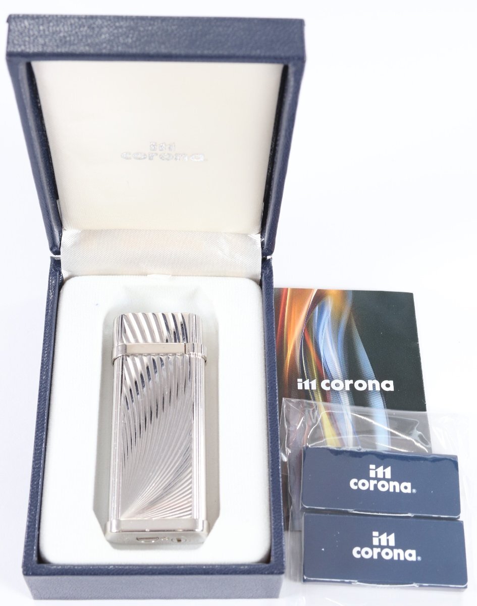 im coronaim Corona gas lighter silver smoking . smoking goods case attaching 2347-TE