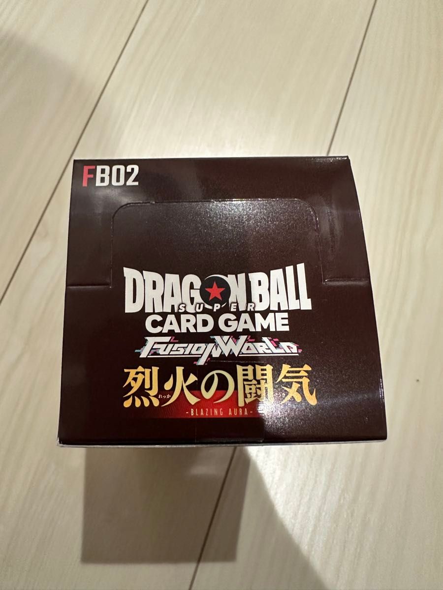 新品 未開封 ドラゴンボールカードゲーム 烈火の闘気 1BOX  フュージョンワールド テープカット済み