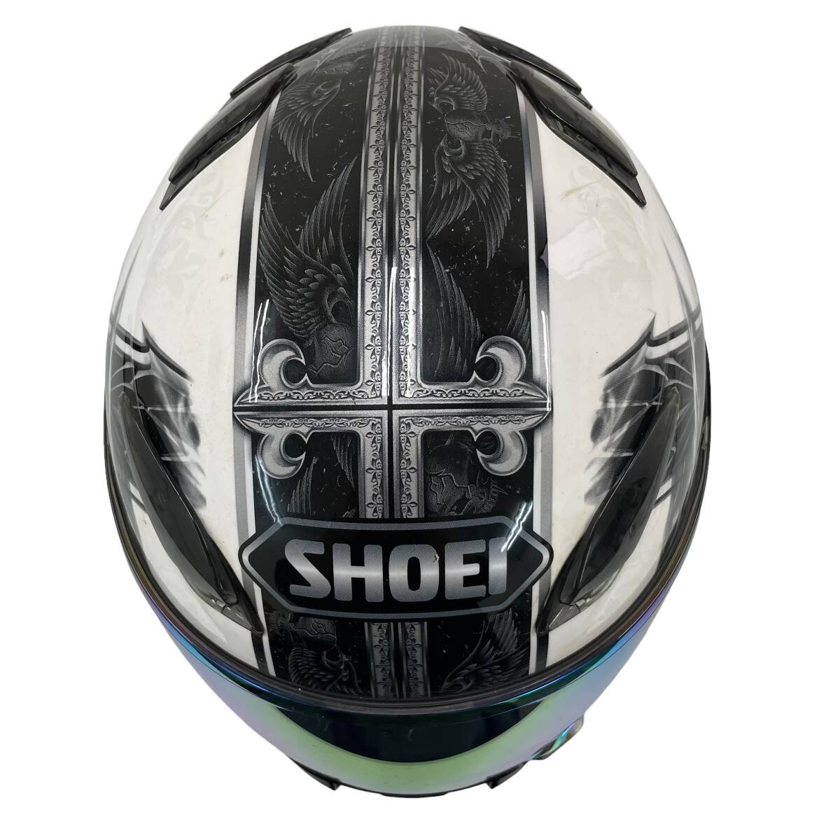 【即決】 SHOEI ショウエイ XR-1100 DIABOLIC FEUD ディアボリック フュード フルフェイスヘルメット M(57㎝)サイズ 8642-100_画像3