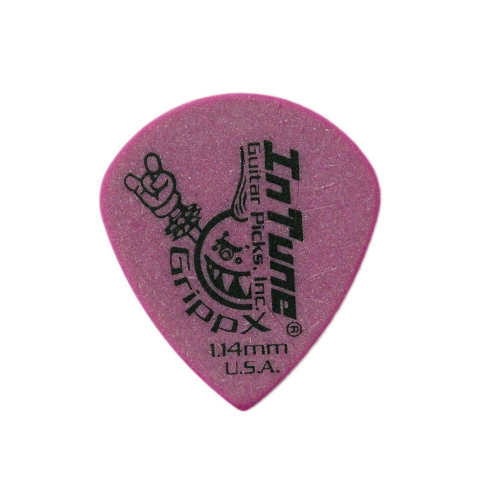 ギターピック 36枚 セット インチューンギターピック GrippX-XJJ 1.14mm DGP4-C114 Purple In Tune Guitar Picks_画像1