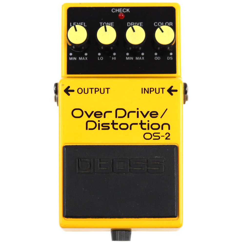 【中古】オーバードライブ ディストーション エフェクター BOSS OS-2 OverDrive Distortion ギターエフェクター_画像1