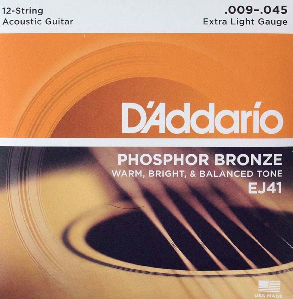 ダダリオ D'Addario EJ41/Extra Light 12-string 12弦用アコースティックギター弦の画像1