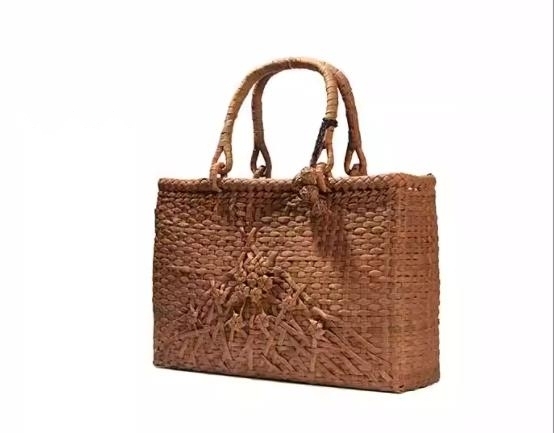  beautiful goods * worker. handmade hand-knitted mountain ... bag basket cane basket limitation * mountain .. high class basket bag 