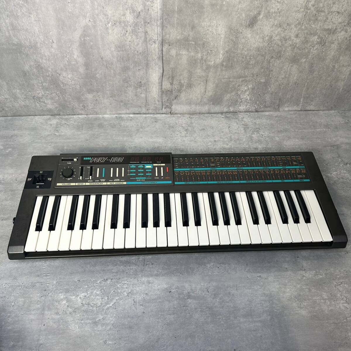 KORG コルグ poly-800 シンセサイザー 49鍵盤 コンパクト レトロ 希少_画像2