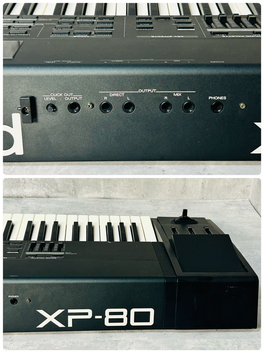 名機 Roland ローランド XP-80 シンセサイザー 内蔵バッテリー交換済み 76鍵盤 WORKSTATION_画像9