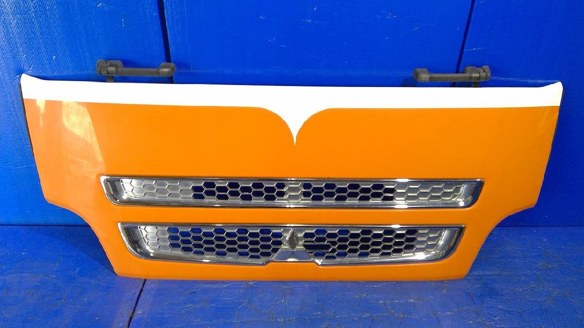 三菱 ふそう スーパーグレート スパグレ フロントパネル ツートンカラー オレンジ ホワイト FS54JZ H19年 2007年11月~ 大型トラック_画像1