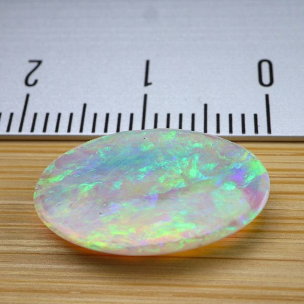  Australia production natural white opal 3.09ct white opal