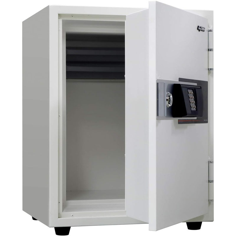 C4478YO ◆【未使用・デッドストック品】テンキー錠&電子ロック錠 耐火金庫 幅48.5cm 日本アイエスケイ KU-55EK 住まい 防犯