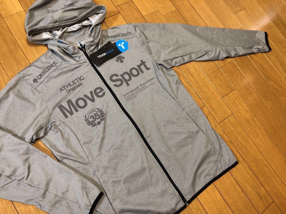 new goods DESCENTE MOVE SPORT tough sweat hood jacket M size 