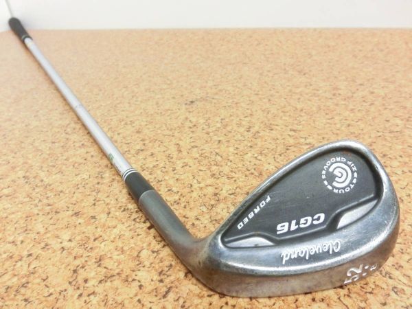 ♪Cleveland クリーブランド CG16 FORGED TOUR ZIP GROOVES ウェッジ 52° 8 スチールシャフト Dynamic Gold FLEX-S200 中古品♪F0454_画像6