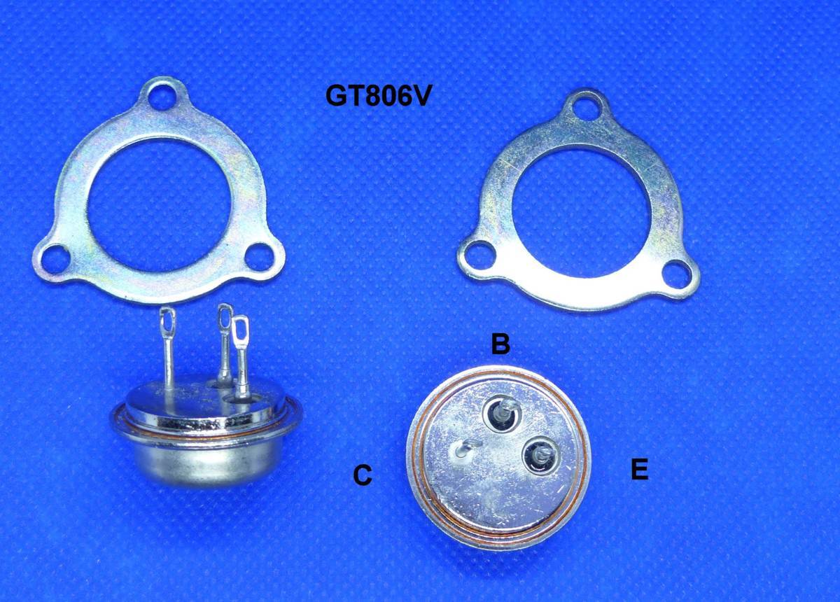 ヤフオク 2個セット ロシア軍用 ビンテージ PNP ゲルマ パワートランジスタ ГT-806B （GT806V）ham_画像2