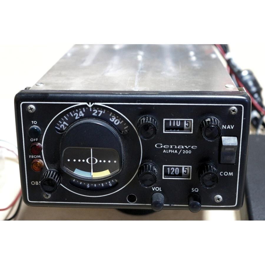  Yahoo auc immediately possible to enjoy Vintage e Avand NAV/COM transceiver Alpha200