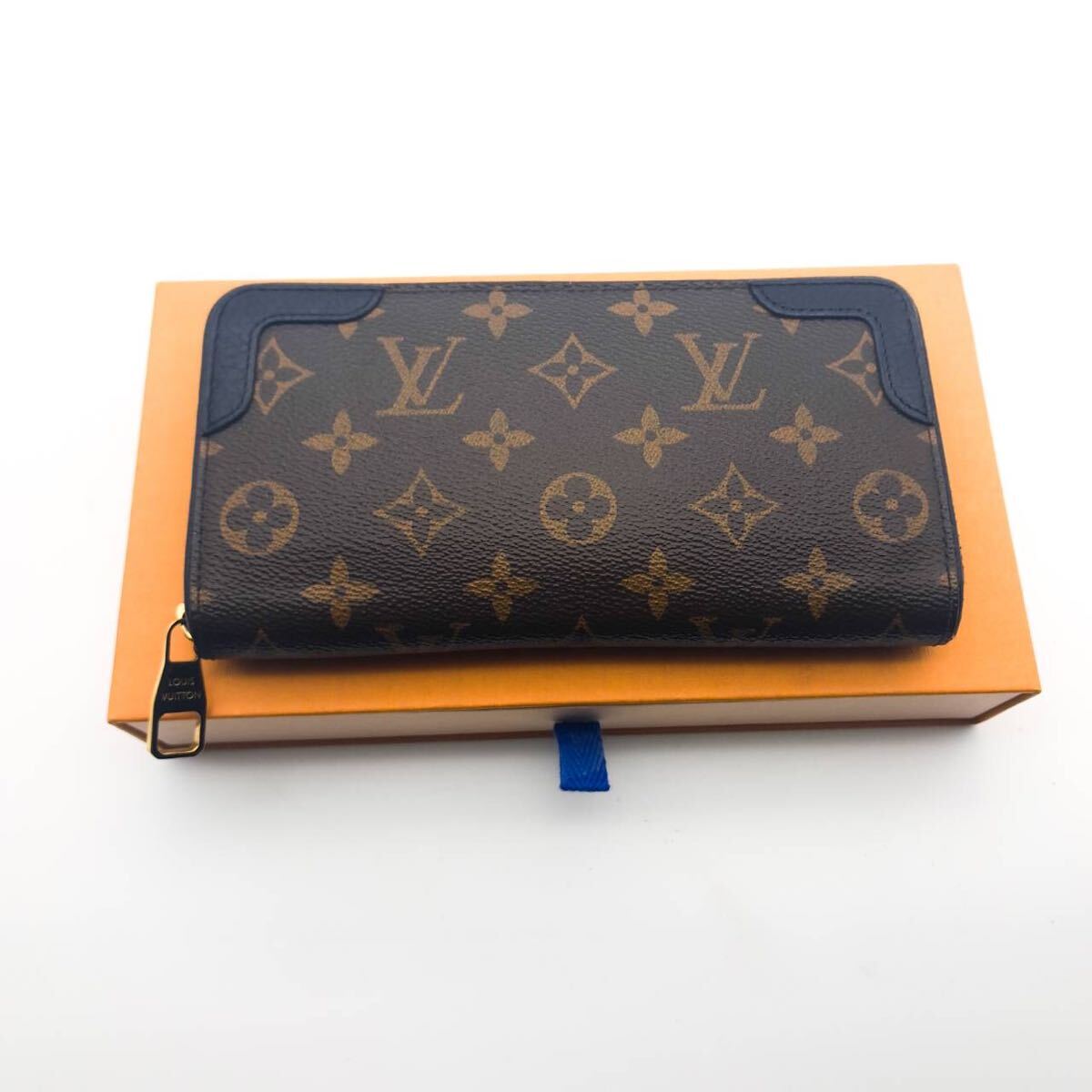 LOUIS VUITTON 未使用に近いモノグラム レティーロ ジッピーウォレット ラウンドファスナー 長財布 ラウンドジップルイヴィトン ブラック _画像2