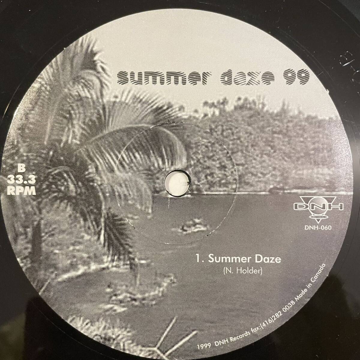 【12inch レコード】N. Holder「Summer Daze 99」Nick Holder / DNH Records / DNH-060 の画像2
