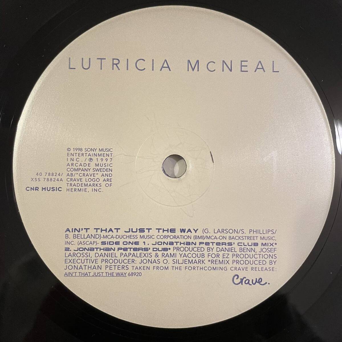 【12inchレコード】Lutricia McNeal 「Ain't That Just The Way」Crave 40 78824, CNR Music 40 78824_画像3