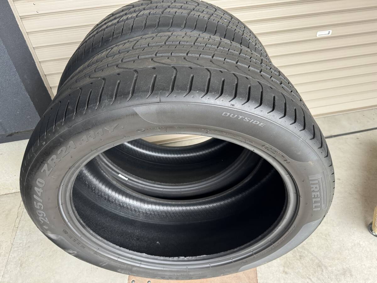 295/40R21 2021年製 PIRELLI ピレリ P ZERO 295/40-21 111Y サマータイヤ 中古2本セット_画像6