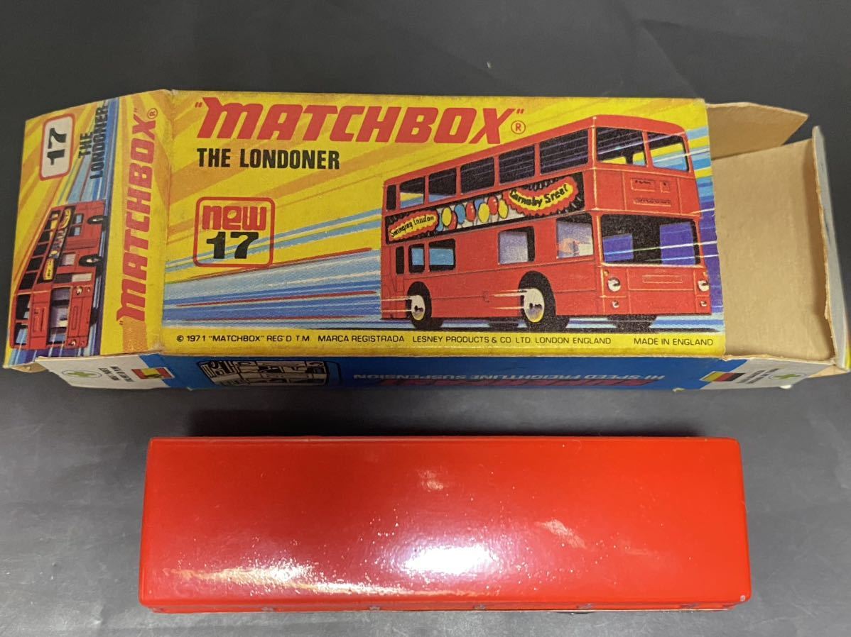 Lesney #17f　The Londner　　 レズニー　マッチボックス　Matchbox Double Decker Bus　ロンドン　2階建て　バス London vintage England_画像8