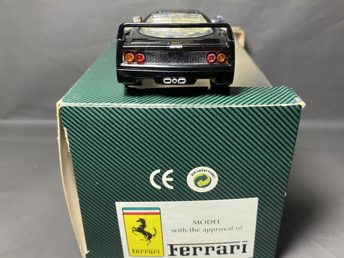 伊 DetailCars Art.152　Ferrari F40　　ディテールカーズ　Detail Cars　フェラーリ　ス－パーカー　イタリア　黒　black vintage Italy_画像6