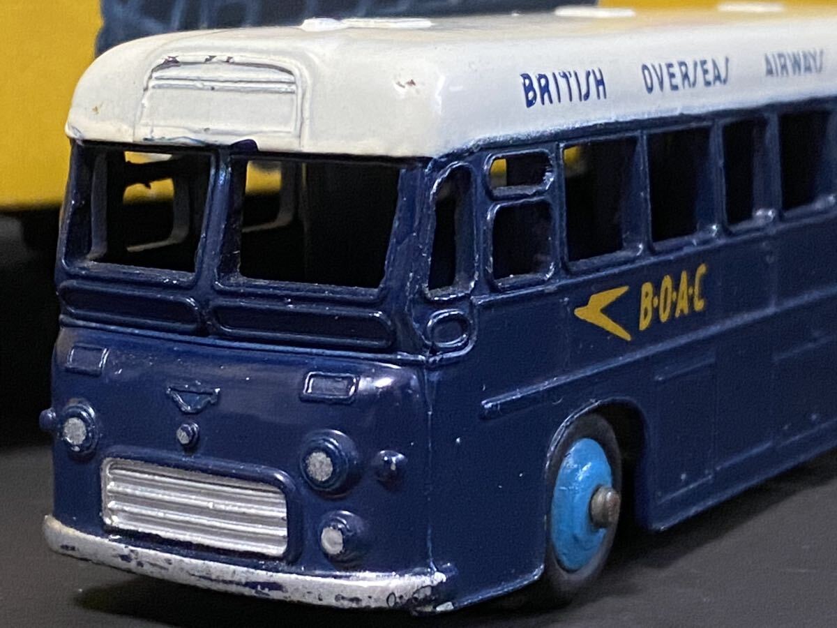  Британия Dinky Toys #283 &#34;B.O.A.C.&#34; Coach Dinky авто автобус Coach Британия за границей авиация AEC vintage Meccano England GB UK