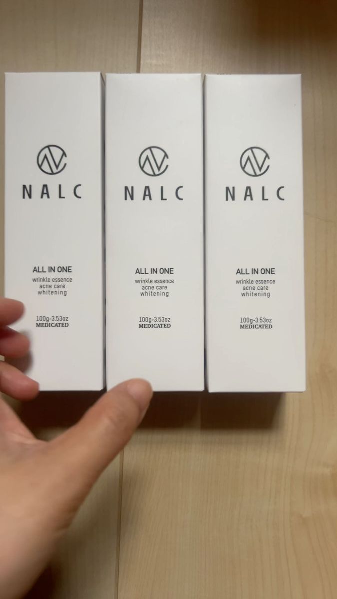 ★大人気　大変売れている　NALC All in One オールインワン　3点セット