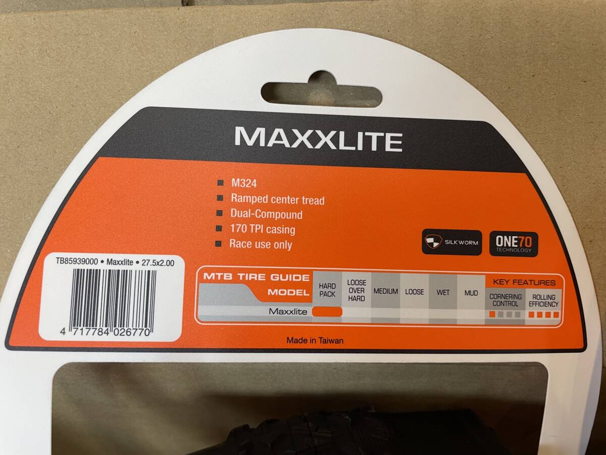 2本セット定価2万1,340円 超軽量27.5×2.0 MAXXIS MAXXLITE マキシス マックスライト 4268_画像2