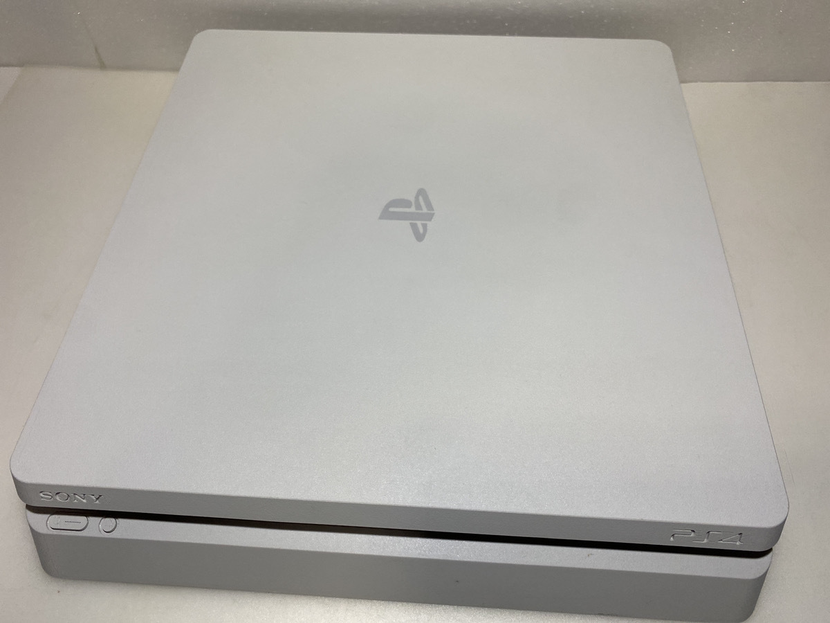 [1 jpy start ]PlayStation 4*CUH-2100A 500GB body * Glacier White * outright sales ①