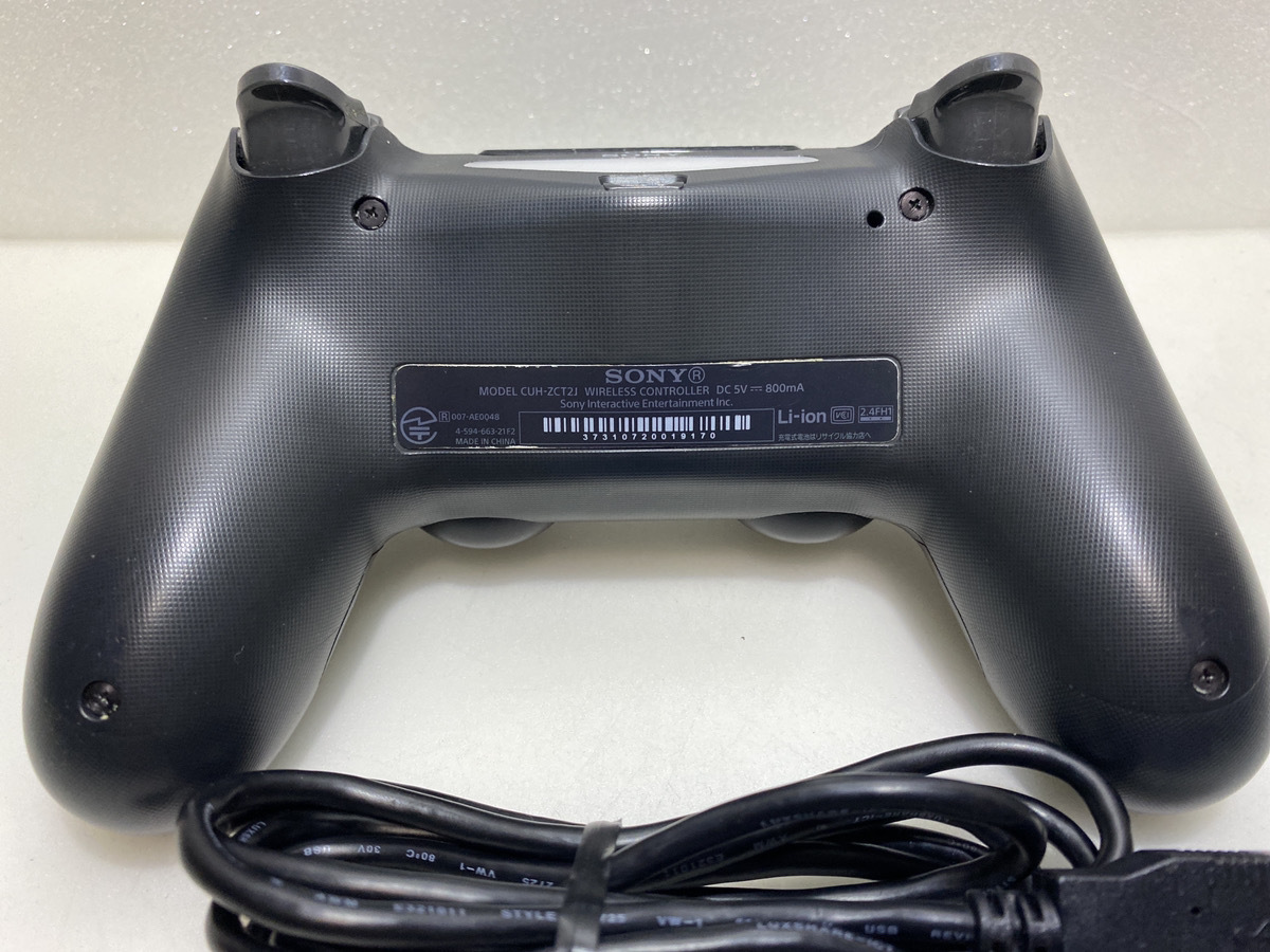 【送料無料】PS4 純正コントローラ★デュアルショック４★ジェットブラック★DUALSHOCK⑨