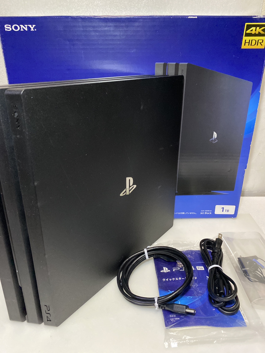 [ 1 jpy start ]PlayStation 4 Pro*CUH-7200B 1TB* body * jet black * outright sales PlayStation 4