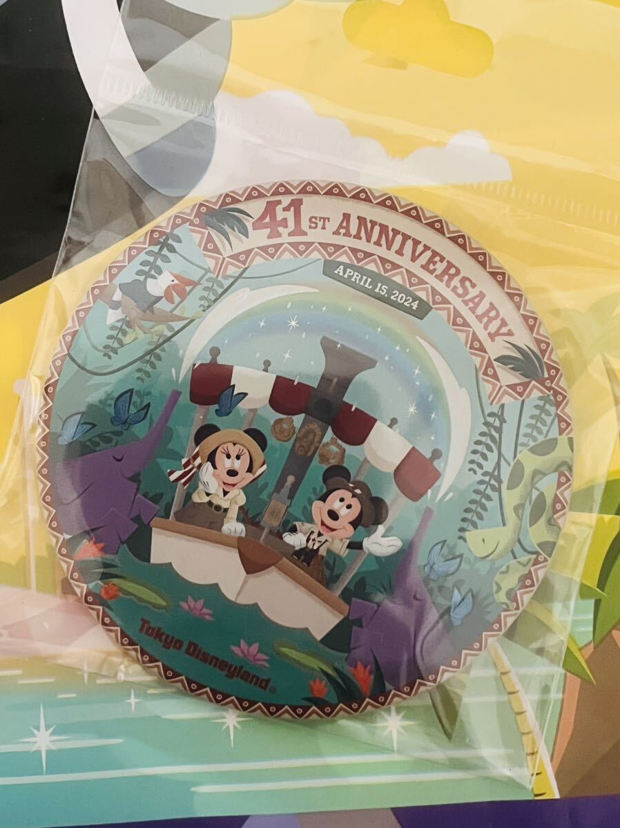 ディズニーランド　41周年　☆　缶バッジ　☆_画像2