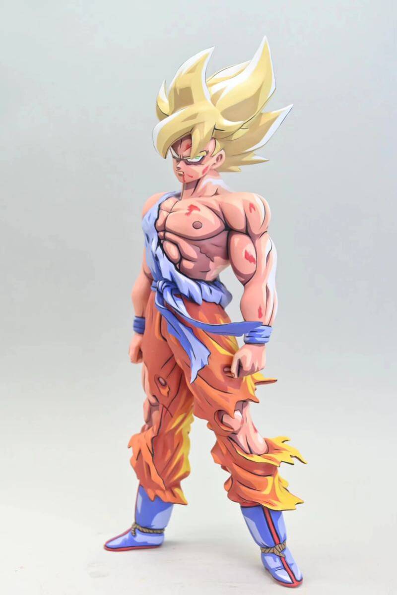 超サイヤ人 孫悟空フィギュアC賞一番くじ ドラゴンボール リペイント 二次元彩色 DRAGON BALL 2D 海外品の画像5