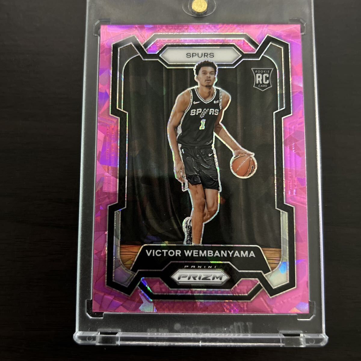 Victor Wembanyama RC 2023-24 Panini Prizm Pink Ice Prizm ビクター・ウェンバンヤマ ルーキー NBA A_画像1