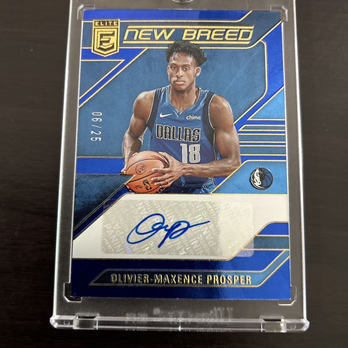 【激レア25枚限定】Olivier-Maxence Prosper 2023-24 RC Panini Donruss Elite Rookie Auto 直筆サイン オリビエ マクセンス プロスパー _画像1