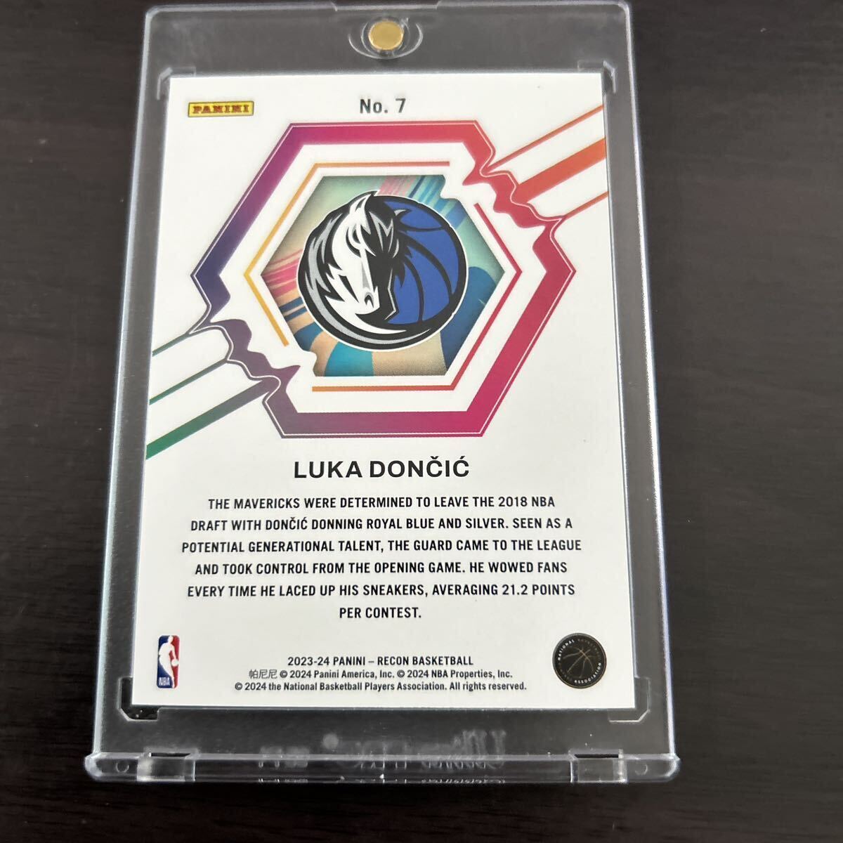 【レア】Luka Doncic 2023-24 Panini Recon Rookie Review SP ルカ・ドンチッチ _画像2