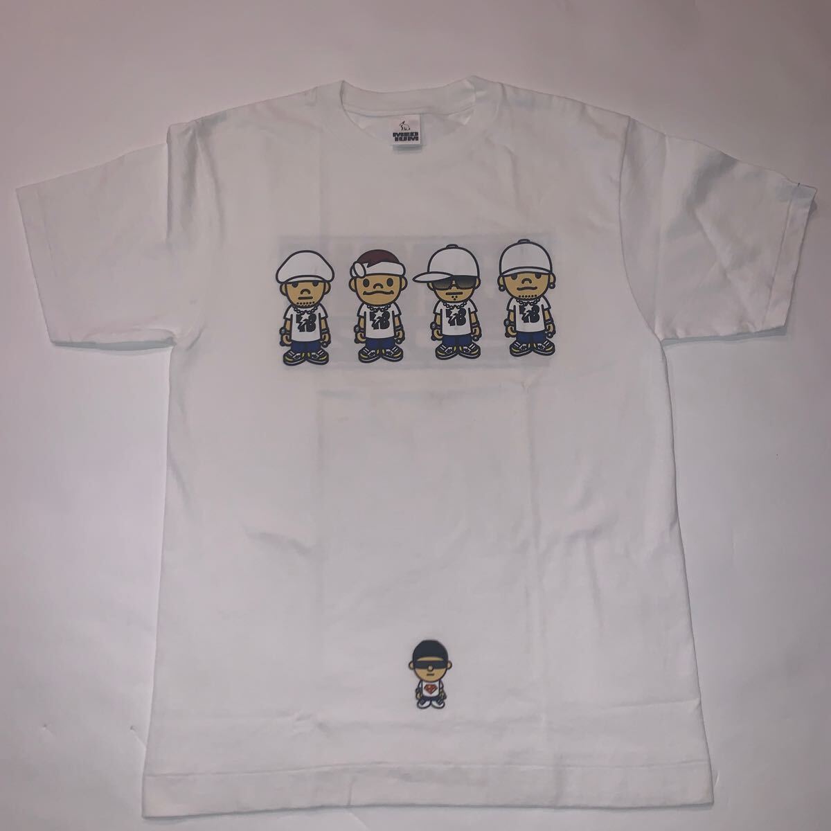 新品 送料無料 BAPE Tシャツ サイズM テリヤキボーイズ HUMAN MADE シャーク CAMO BAPESTA_画像1