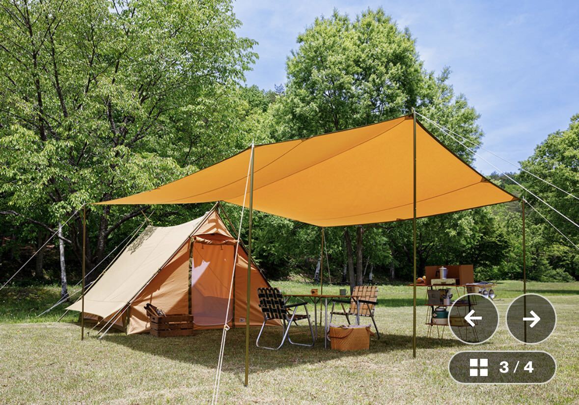 tent-Mark × SOLUM PEPO TARP テンマク PEPOタープ 新品未開封_画像1