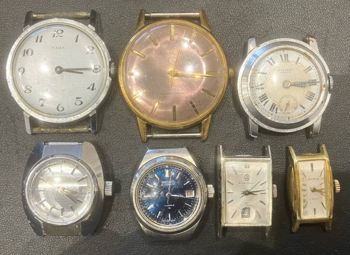 #12169 TIMEX/MARCONI/SEIKO/CITIZEN メンズ レディース 自動巻 手巻 機械式 時計 腕時計 アンティーク ヴィンテージ_画像1