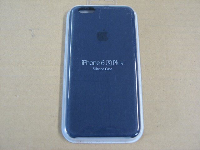 Apple(アップル) 【純正】 iPhone 6s Plus／6 Plus用　シリコーンケース　ミッドナイトブルー　MKXL2FEA_画像1