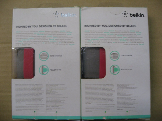 【ジャンク品、色褪色】2個セット Belkin ベルキン F8M558qeC01 [Galaxy S4対応 アームバンド (ピンク)] 携帯電話 スマートフォン スマホ_画像2