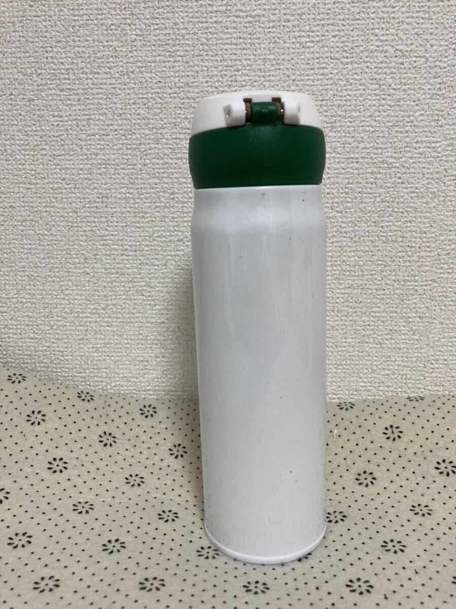 新品Starbucks スターバックス ステンレスボトル 水筒　1白×緑　限定STARBUCKS 473ml _画像2