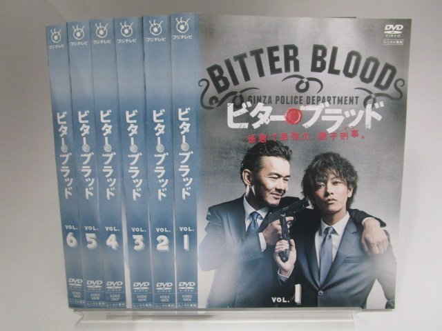 【レンタル落ち】 DVD ドラマ ビター・ブラッド 全6巻 佐藤健 渡部篤郎【ケースなし】_画像1