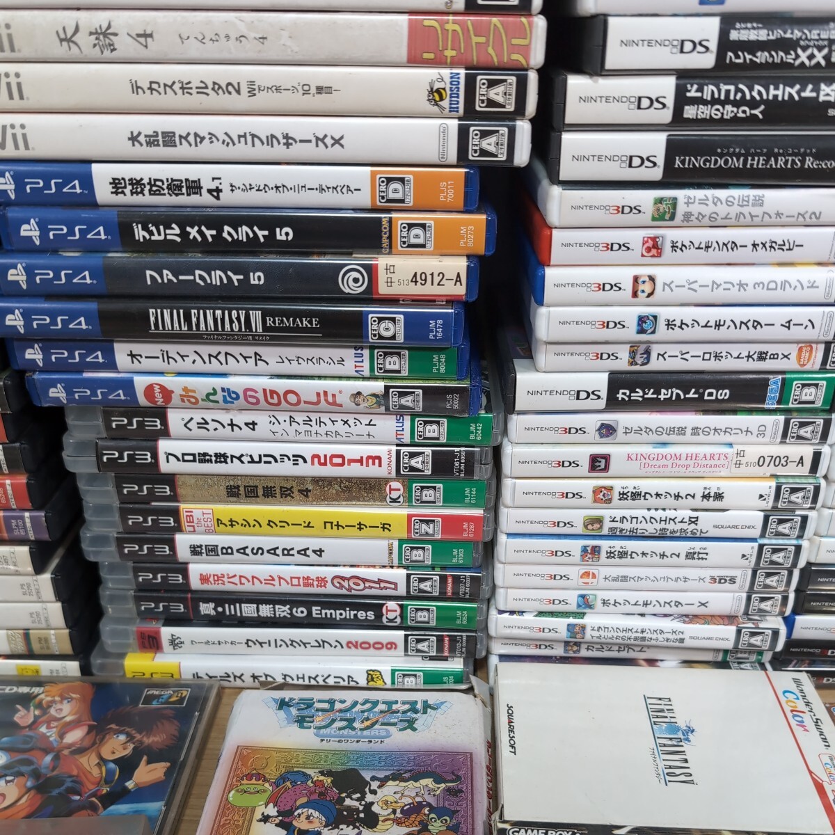 ★1円スタート ゲームソフト 空箱のみ 200本以上 ケース付き 説明書 PS4 PS3 PS2 VITA 3DS Dreamcast セガサターン ゲームキューブなど_画像7