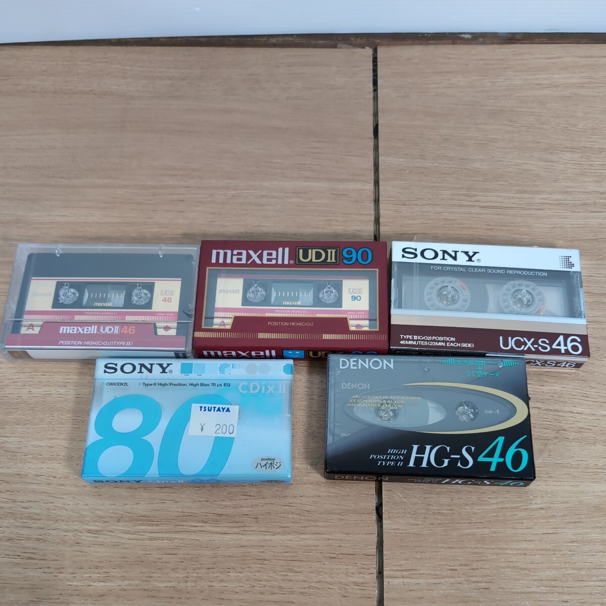 *1 jpy start cassette tape high position Hi Posi 33 pcs set new goods unused goods maxell SONY DENON TDK