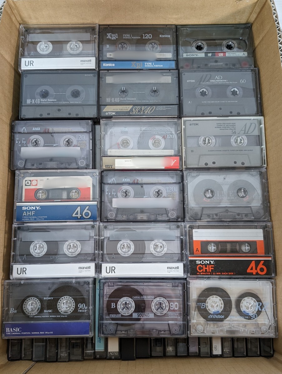 *1 jpy start cassette tape 150ps.@ and more together secondhand goods operation not yet verification maxell SONY TDK music ①